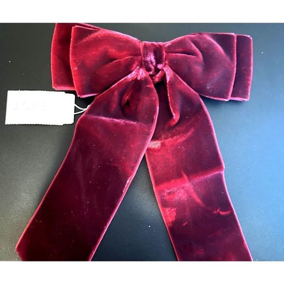 J.CREW Accessories - J.CREW Women's Medium Velvet Bow Hair Tie